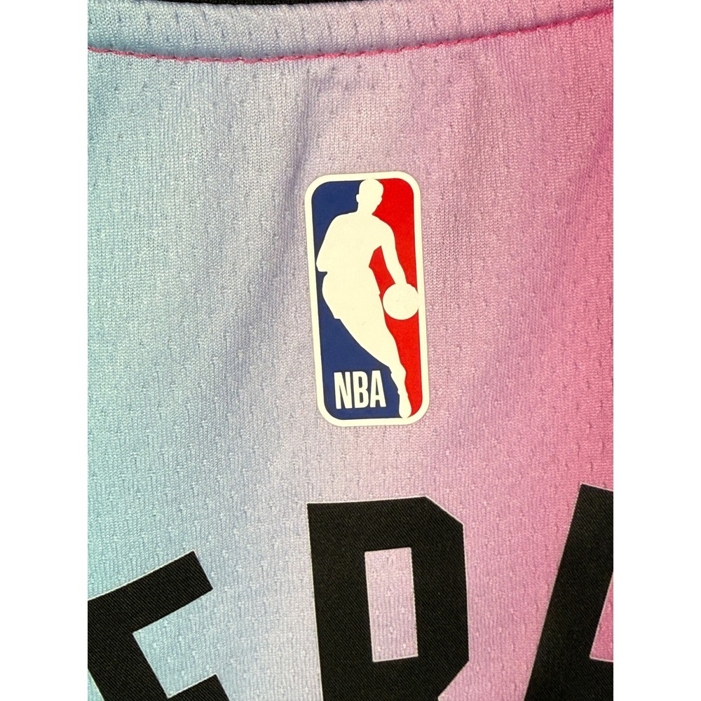 Nike Miami Heat Tyler Herro 14 Vice City Jersey Pink Blue CN1741-690 Mens M - Picture 7 of 12